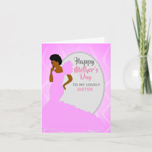 Sister African American Mother's Day Card