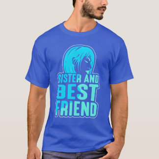 Sister And Best Friendeam Friendship Sisters vinta T-Shirt