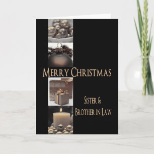Sister and Brother in Law Christmas Card