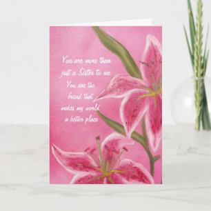 Sister and Friend Valentine Card