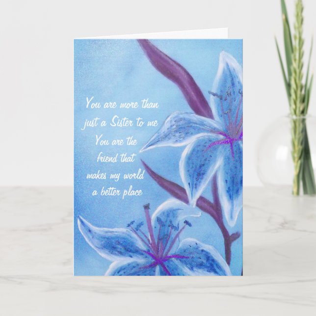 Sister and Friend Valentine Card (Front)