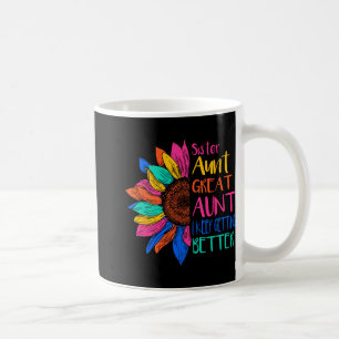 Sister Aunt Great Aunt I Just Keep Getting Better Coffee Mug