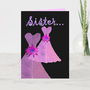 SISTER_ Be My Chief Bridesmaid - Customisable Invitation