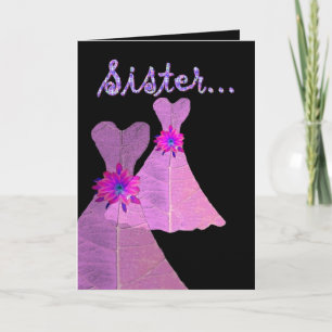 SISTER - Be My Chief Bridesmaid - Customizable Invitation