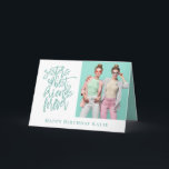 Sister Best Friends Forever Photo Teal Birthday Card<br><div class="desc">Sister Best Friends Forever Photo Teal Birthday Especially for your sister on her birthday and add your own favourite photo of you both.</div>