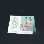 Sister Best Friends Forever Photo Teal Birthday Card<br><div class="desc">Sister Best Friends Forever Photo Teal Birthday Especially for your sister on her birthday and add your own favourite photo of you both.</div>