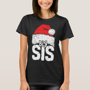 Sister Big Santa Christmas Family Matching Pyjamas T-Shirt