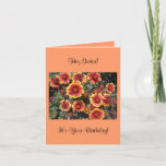 Sister Birthday Card<br><div class="desc">Inside this lovely floral card it says,  "Celebrate the special person you are ~ today and every day. Happy Birthday</div>