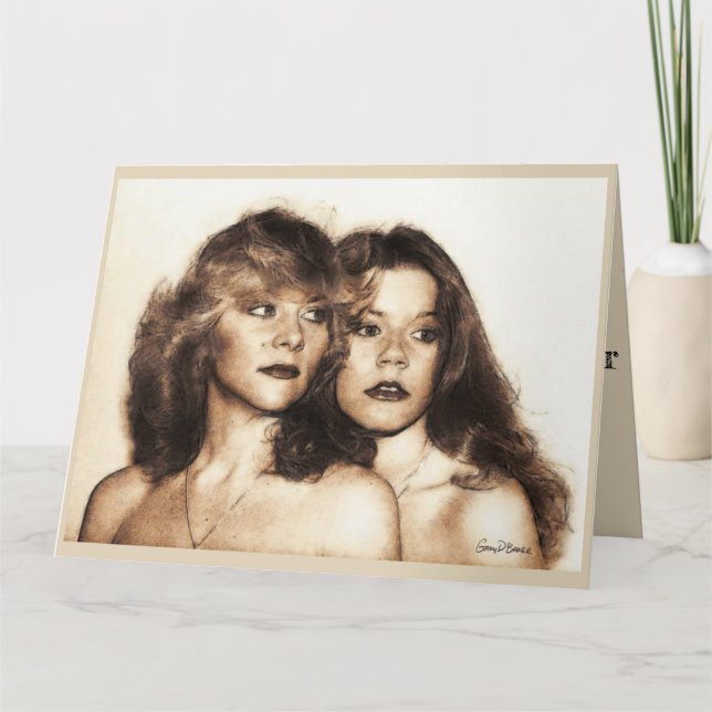 "Sister" Birthday Card (Front)