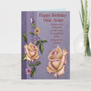 Sister Birthday Card