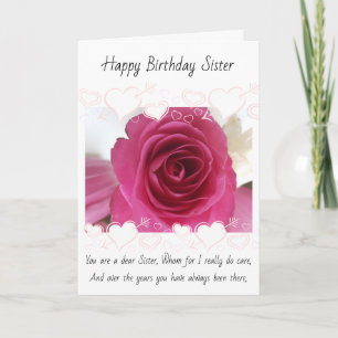 Sister Birthday Card