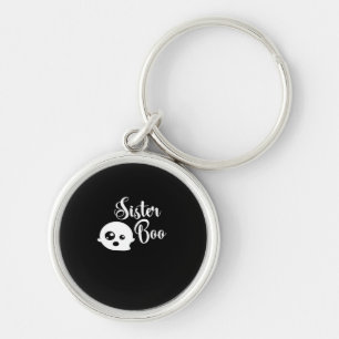 Sister Boo Halloween  Key Ring