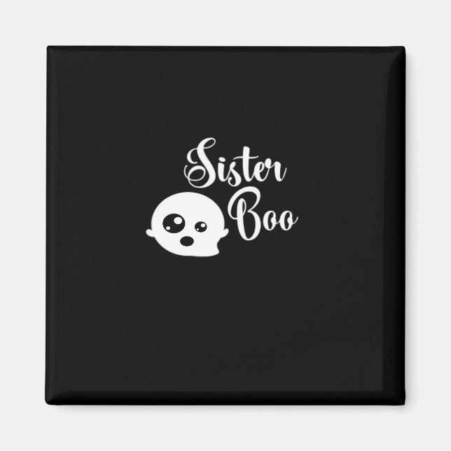Sister Boo Halloween  Magnet (Front)