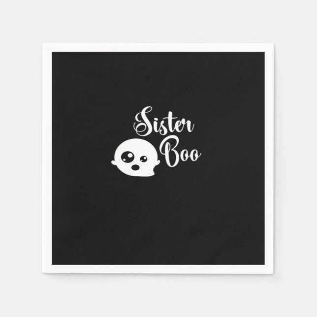 Sister Boo Halloween  Napkin (Front)