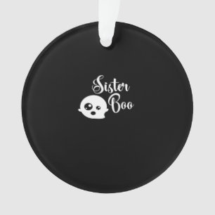 Sister Boo Halloween  Ornament