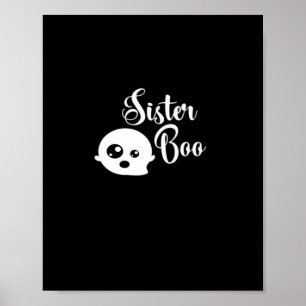 Sister Boo Halloween  Poster