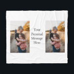 sister brother family add photo personal message h fleece blanket<br><div class="desc">Design</div>