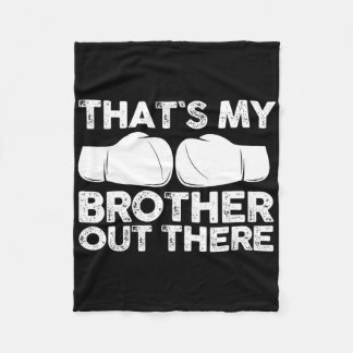 Sister Brother Kickboxing  Fleece Blanket