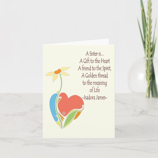sister card (Front)