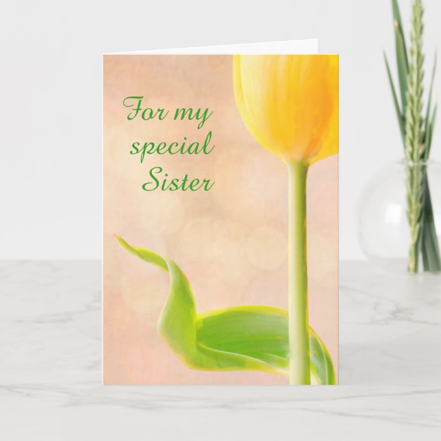 Sister Chemo Cancer Support Card (Front)
