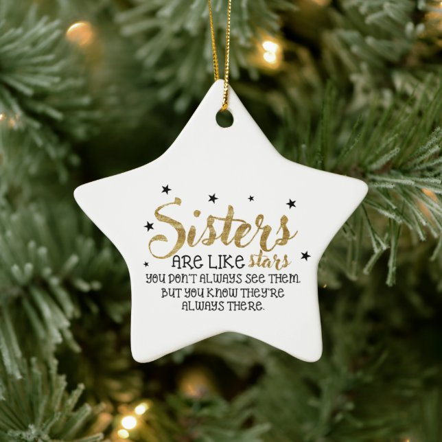 Sister Christmas Ornaments (Tree)