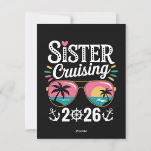 Sister Curising 2026 Holiday Card