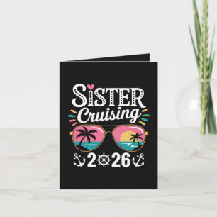 Sister Curising 2026 Holiday Card