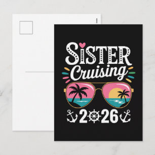 Sister Curising 2026 Holiday Postcard