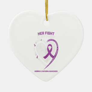 Sister Daughter Granddaughter Hodgkins Lymphoma Ceramic Tree Decoration