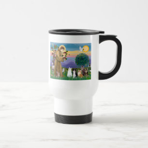 Sister Frances Blessing 5 cats Travel Mug