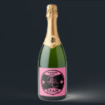 Sister From Another Mister Sparkling Wine Label<br><div class="desc">Sister From Another Mister. ©Copyright HGIFY Stores Only. All Rights Reserved.</div>