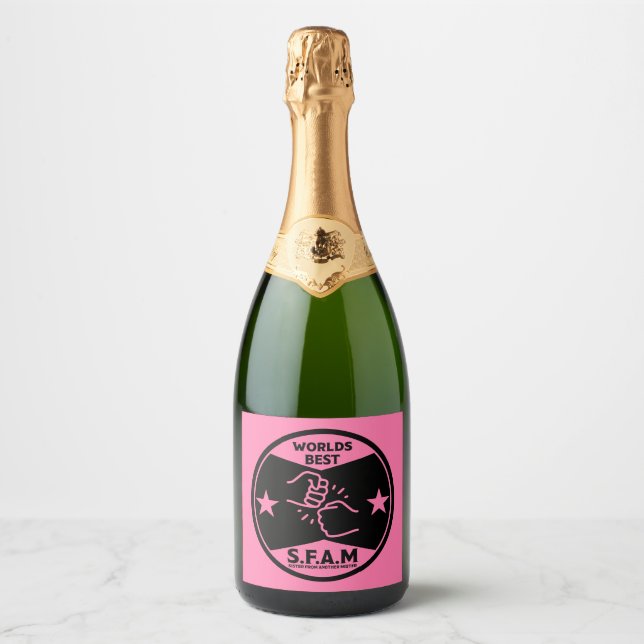 Sister From Another Mister Sparkling Wine Label (Front)