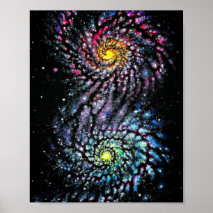 Sister galaxies poster
