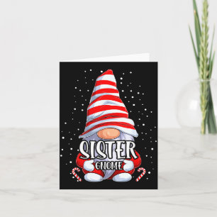 Sister Gnome Christmas Pajamas Matching Family Gro Card