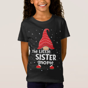 Sister Gnome Family Matching Christmas Funny Gift T-Shirt