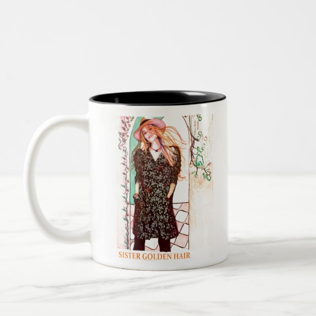 Sister Golden Hair Two-Tone Coffee Mug (Left)