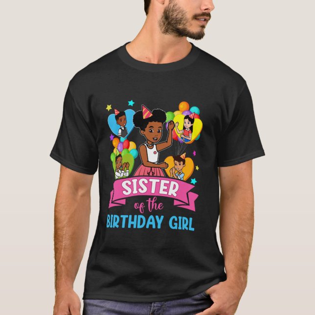 Sister Gracie s Corner Birthday Dolls Cute Party G T-Shirt (Front)