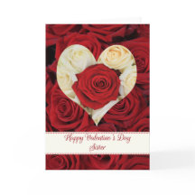 Sister  Happy Valentine's Day Roses