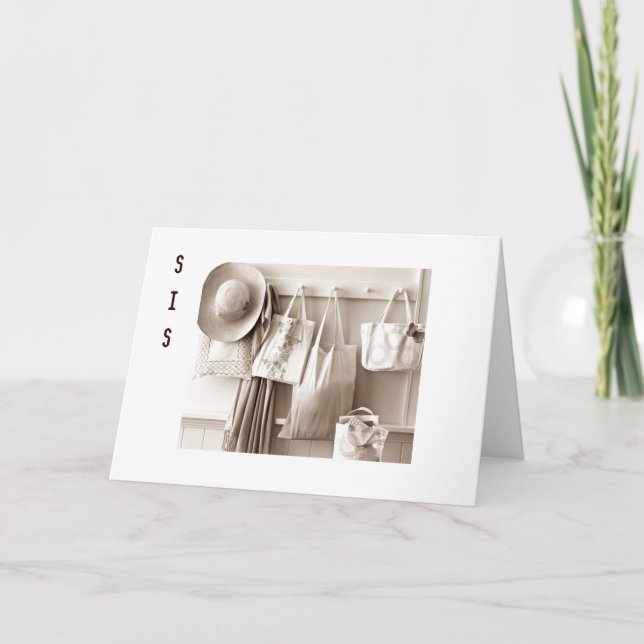 SISTER-HOPE YOUR BIRTHDAY IS SPECIAL LIKE YOU CARD (Front)