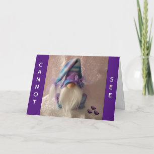 **SISTER HUMOR WITH GNOME FOR YOU** CARD