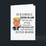 Sister in law Best Gift Card<br><div class="desc">Apparel gifts for men,  women,  ladies,  adults,  boys,  girls,  couples,  mom,  dad,  aunt,  uncle,  him & her.Perfect for Birthdays,  Anniversaries,  School,  Graduations,  Holidays,  Christmas.</div>