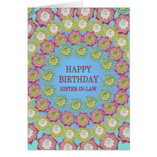 Sister in Law Birthday Crochet Flowers