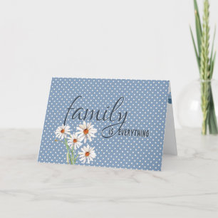 sister-in-law birthday daisy on dots card