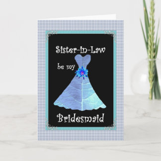 Sister-in-Law - Bridesmaid Wedding Invite