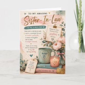 Sister-in-Law Card