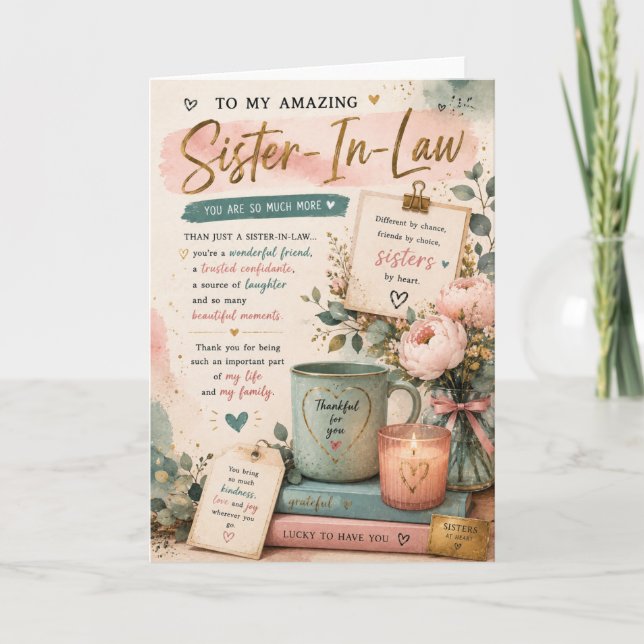 Sister-in-Law Card (Front)