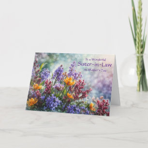 Sister in Law Happy Mothers Day Inspirational  Card