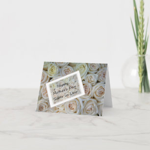 Sister in Law  Happy Mother's Day rose card