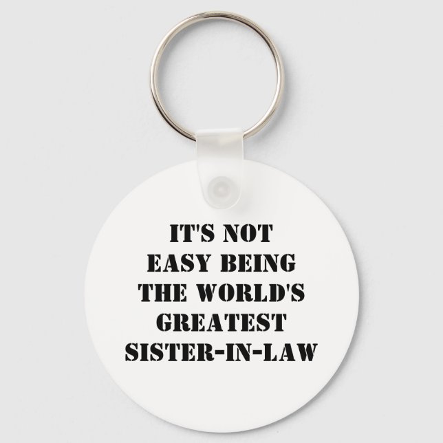 Sister-In-Law Key Ring (Front)