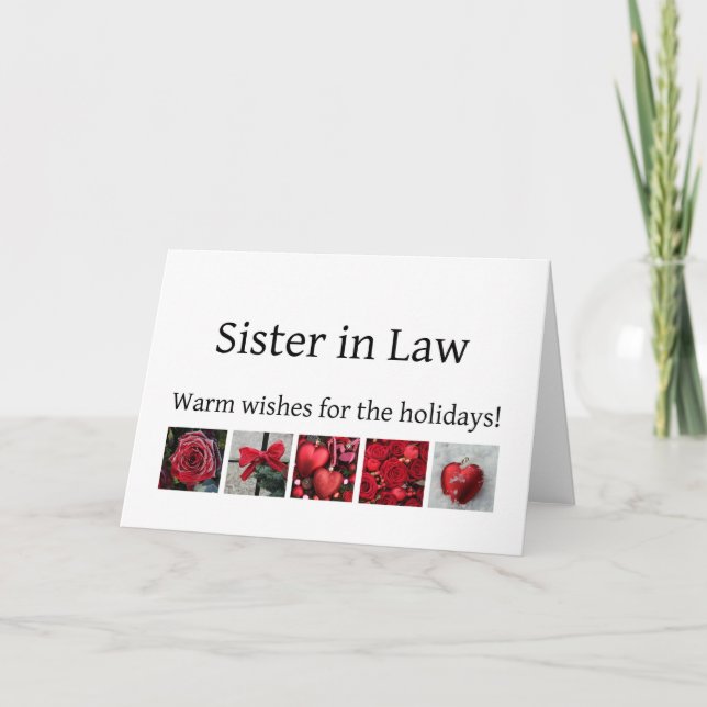 Sister in Law Merry Christmas card (Front)